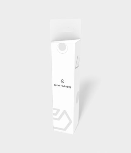 Polygonal boxes triangle hanging holes mockup 180240