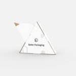 Packaging polygonal boxes triangle mockup 180360