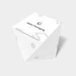 Polygonal boxes triangle eight edges mockup 182010