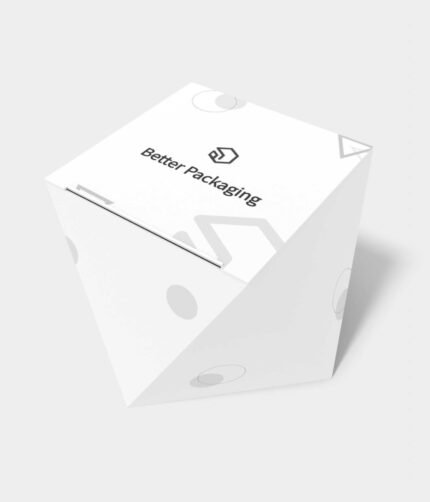 Polygonal boxes triangle eight edges mockup 182010