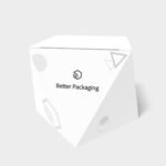 Polygonal boxes triangle eight edges mockup 182011