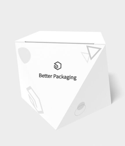 Polygonal boxes triangle eight edges mockup 182011