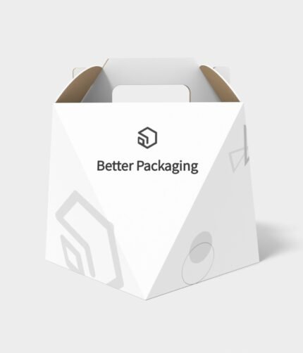 Polygonal boxes triangle eight edges mockup 182020