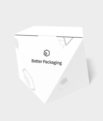 Polygonal boxes triangle eight edges mockup 182021