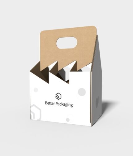 6-pack carrier box mockup