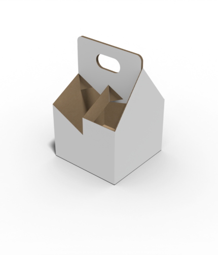 4 bottle carrier 4 pack gable box mockup 183080