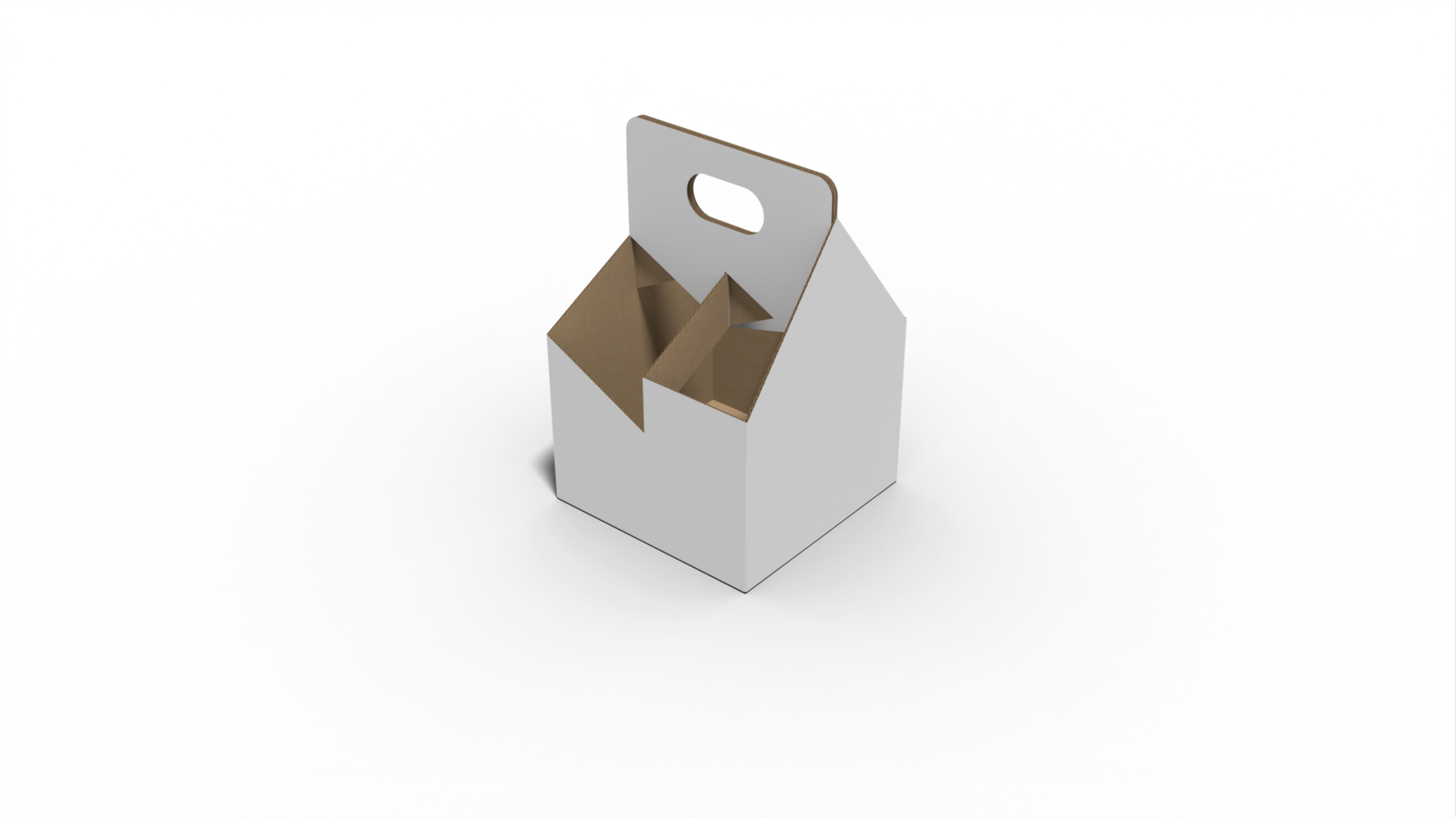 4 bottle carrier 4 pack gable box mockup 183080 4 bottle carrier 4 pack gable box mockup 183080