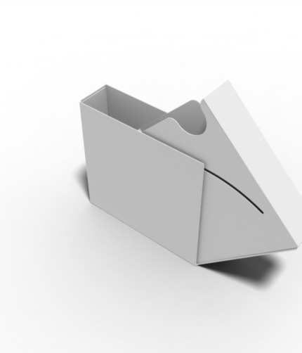 Pull out box paper mockup 186120