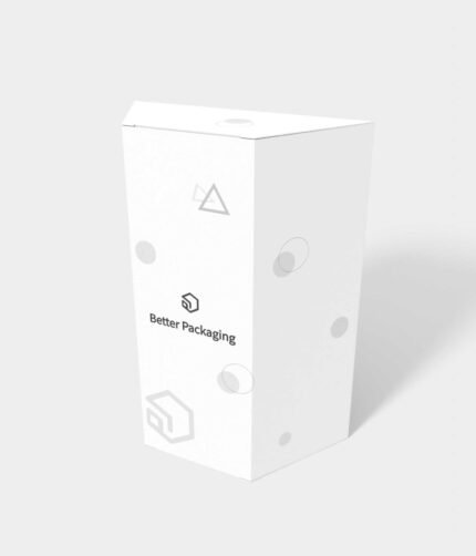 Polygonal boxes trapezoid swing top mockup 188010