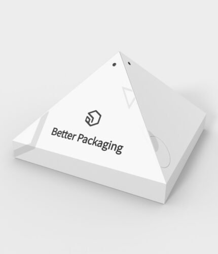 Polygonal boxes cone top cord locks mockup 188040