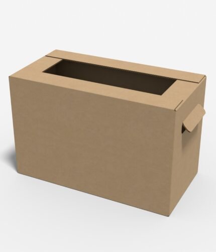 Shipping carton for fresh fruit mockup