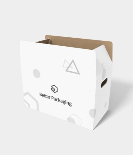 Shipping Cartons ab-side with portable holes mockup
