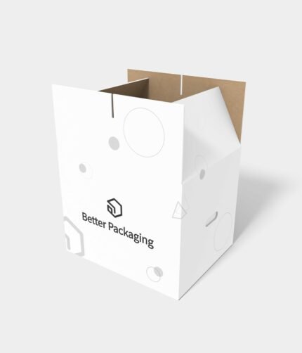 Cartons moving paper mockup