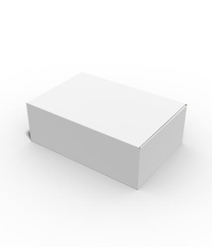 Folding shipping box with 6 grids mockup