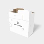 Shipping cartons with lock inserts mockup