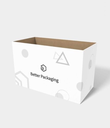 No-lid boxes flat top cartons mockup 201010