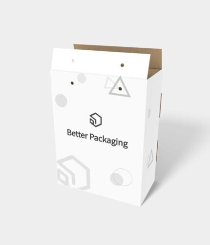 Paper bag with rope lock inserts bottom buckles mockup 220023