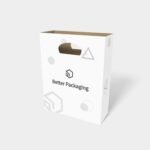 Arc holes paper bag mockup