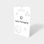 Rectangular gift card mockup