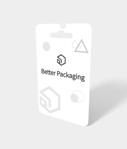 Rectangular gift card mockup