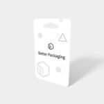 Tag with triangular holes hangtags mockup