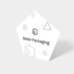 Pentagonal gift card mockup