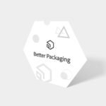 Hexagonal thank you card mockup