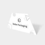 Trapezoidal gift card mockup