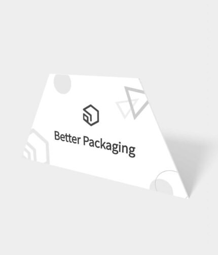 Trapezoidal gift card mockup