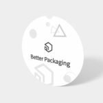 Round clothing tag mockup