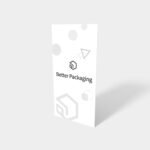 Rectangular clothing label mockup