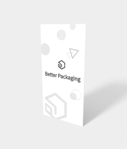 Rectangular clothing label mockup