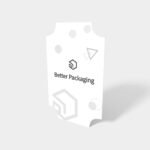 Polygonal hang tag mockup