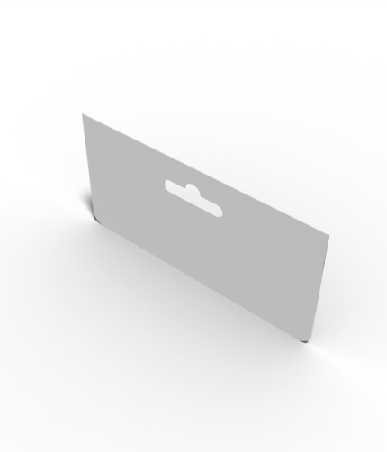 Rectangular price label mockup