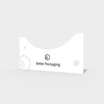 Semi-circular arc card mockup