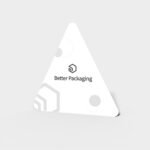 Triangular greeting card mockup