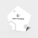 Pentagonal thank you card mockup