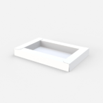 Inserts inlay square folded inserts mockup 310014