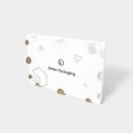Rectangular card holder inserts inserts/dividers mockup 310120