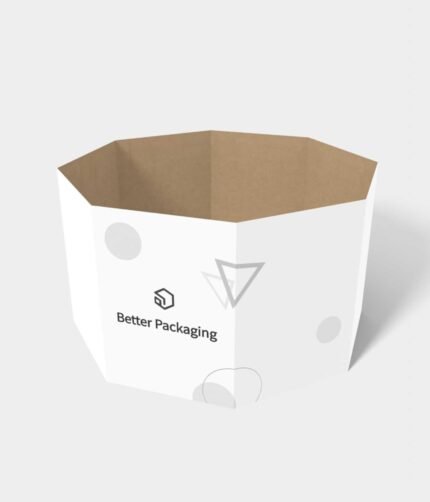 Regular octagon sleeve boxes regular octagon hoarding inserts/dividers mockup 315040