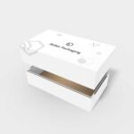 Gift box with lid mockup