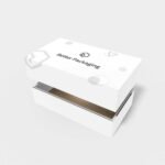 Box with lid luxury box rigid box mockup 360011