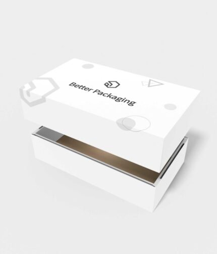 Box with lid luxury box rigid box mockup 360011