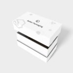 Luxury box with lid mockup