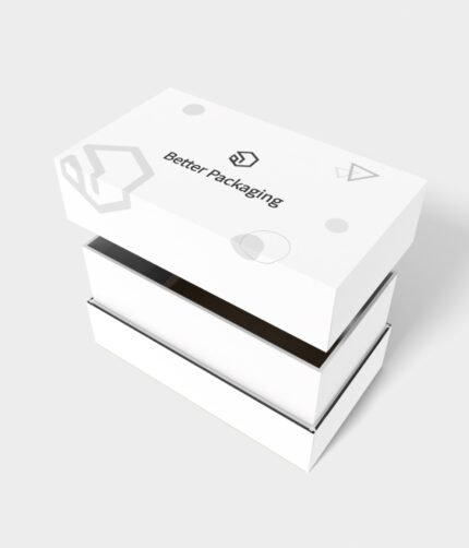 Luxury box with lid mockup