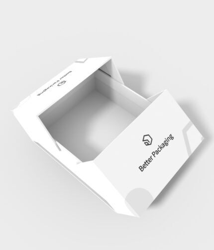 Double door gift box mockup