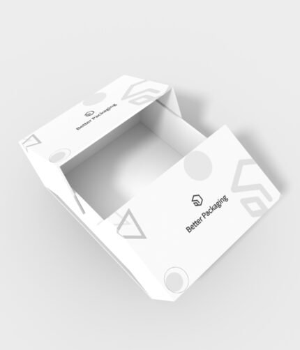 Double door rigid gift box mockup