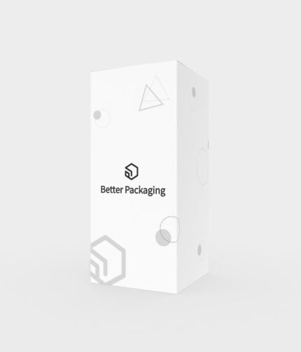 Tall box bottle box tuck front mockup 362111