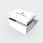 Rigid box with lid mockup